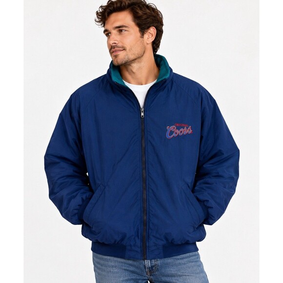 Dunbrooke Other - Vintage Dunbrooke Original Coors Beer Jacket 3XL USA Fleece Lined Blue